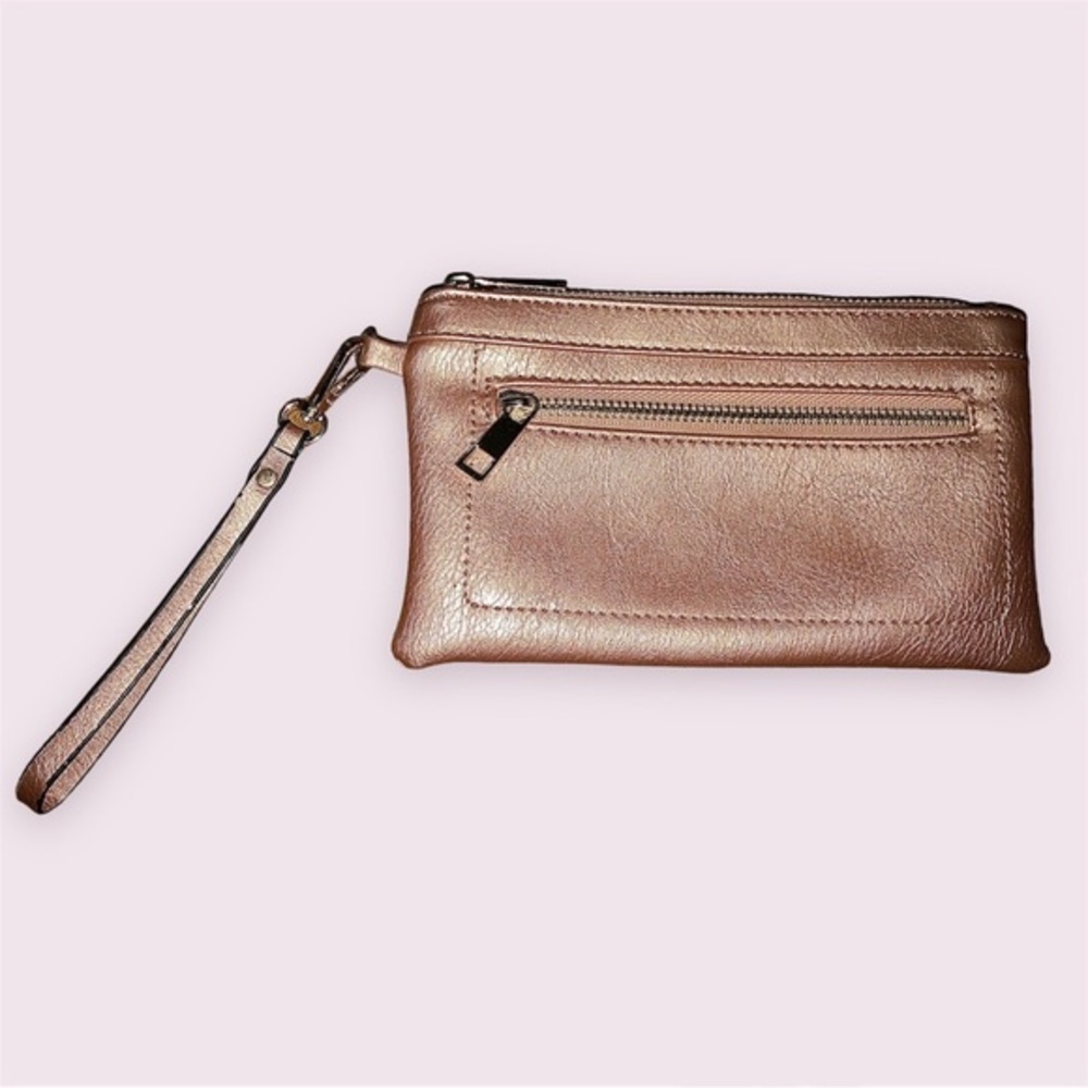 Rose Gold Wristlet Purse​